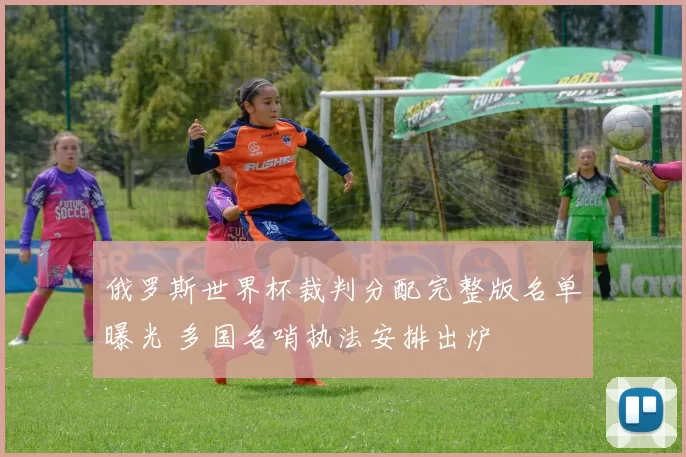 俄罗斯世界杯裁判分配完整版名单曝光 多国名哨执法安排出炉