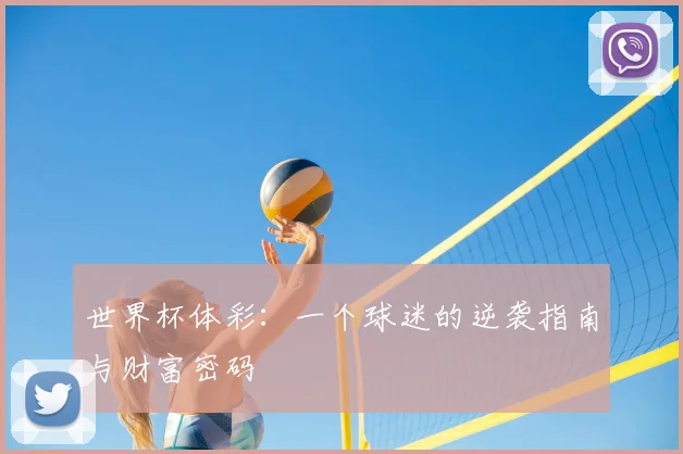 世界杯体彩：一个球迷的逆袭指南与财富密码